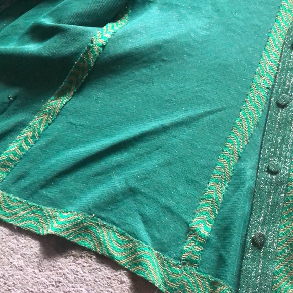 VTG | 70s metallic green and gold medium - Picture 11 of 16